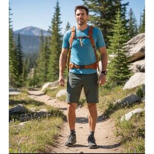 SITKA Territory Shorts Men's 42 Grayish-Green Stretch Hiking Hunting Outdoors